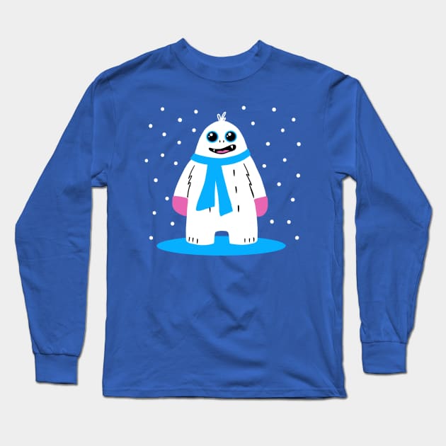 Seasonal Yeti - Winter Long Sleeve T-Shirt by tigerbright